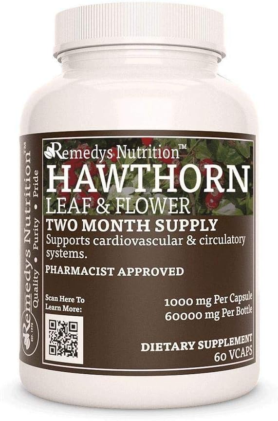 Remedy’s Nutrition Hawthorn Leaf & Flower 