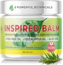 Επιπλέον δύναμη Τσάι Δέντρο Balm για το δέρμα - Athletes Foot Cream - Jock Itch Cream για άνδρες & γυναίκες - Ringworm Cream - Ιδανική για Ichy, Dry Skin - Γρήγορη δράση Physician Formulated Tea Tree Foot Cream (2oz)