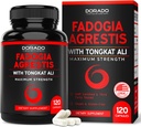 Fadogia Agrestis και Tongkat Ali συμπλήρωμα απόδοσης Blend - (120 κάψουλες) - Μέγιστη δύναμη - Drive, Αθλητική απόδοση & μυϊκή μάζα - Χωρίς γλουτένη, μη ΓΤΟ, κάψουλες Vegan - USA Made