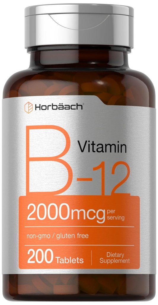 Horbäach B12 Βιταμίνη 2000 mcg 