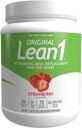 Lean1 Replacement Protein Shake, Flavor Φράουλα, 15 σερβιρίσματος μπανιέρα