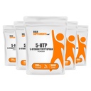 BulkSupplies.com 5-HTP σκόνη - 5-Υδροξυθρυπτοφάνη, 5 HTP συμπλήρωμα - 5-HTP 200mg, συμπλήρωμα στήριξης Mood - Χωρίς γλουτένη, 200mg ανά σερβίροντας, 5kg (11 lbs) (πακέτο των 5)