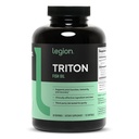 LEGION Triton Fish Oil Κάψουλες - τριπλή δύναμη Ωμέγα 3 Απαραίτητα λιπαρά οξέα με βιταμίνη Ε & λεμονέλαιο για μέγιστη απορρόφηση, φρεσκάδα & καθαρότητα - 2400mg EPA & DHA ανά υπηρεσία, 30 Svgs