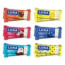 LUNA Bar - Variety Pack - 6 Γεύσεις - Snack Bars - Μη ΓΤΟ - Χωρίς γλουτένη Protein Bars - Made with Organic Oats (12 Pack)