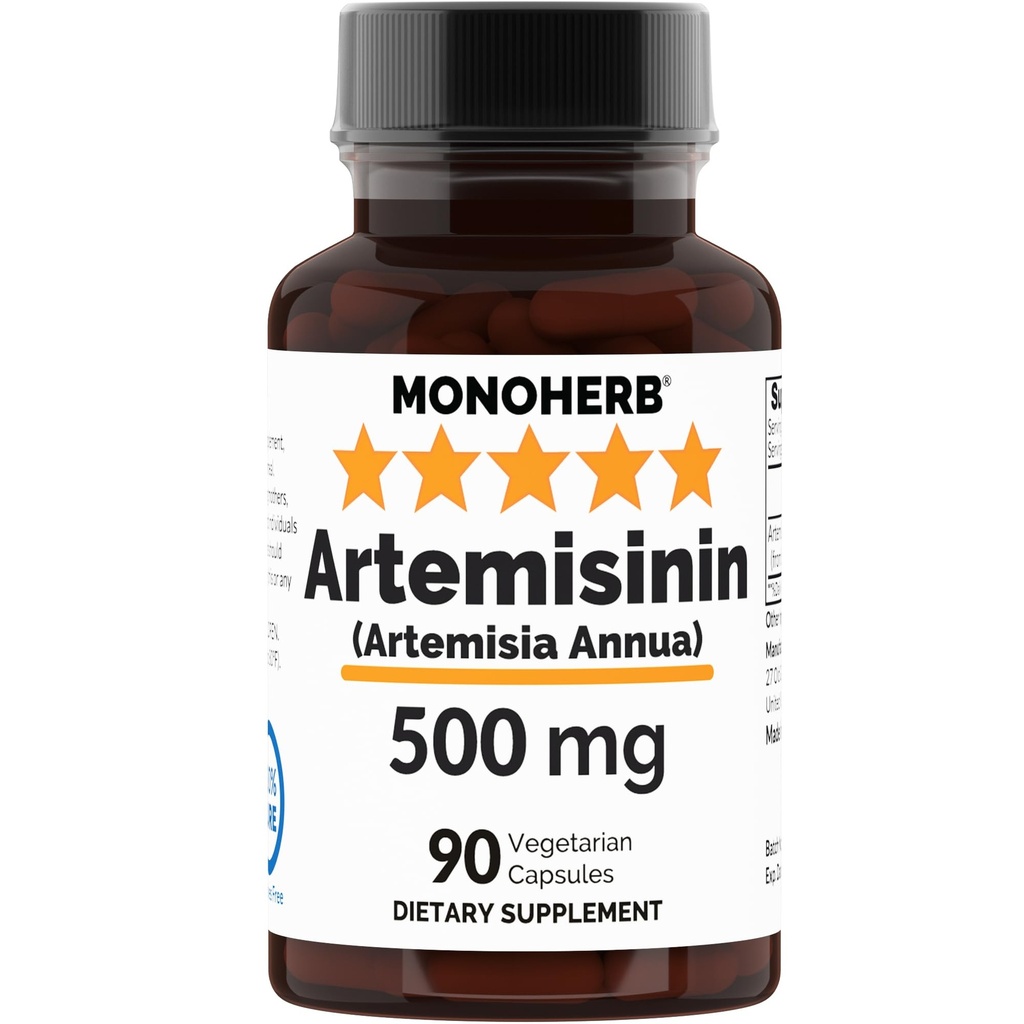 MONOHERB Artemisin (Αρτεμισία Annua) 500 mg - 90 Κάψουλες Veggie