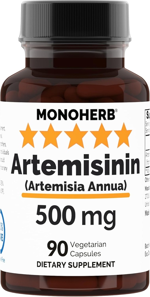 MONOHERB Artemisin (Αρτεμισία Annua) 500 mg - 90 Κάψουλες Veggie