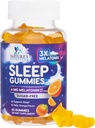 Μελατονίνη Ύπνος Gummies Ζάχαρη Δωρεάν - 6 mg Μελατονίνη Όσπρια Ύπνου για Ενήλικες, Επιπλέον Δύναμη Συμπληρώματα Κοιμωμένης Gummy, Περιστασιακά Συμπληρώματα Υποστήριξης Ύπνου, 6mg Gomitas para Dormir - 60 Count