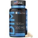 Effective Nutra DIM Supplement 300mg + BioPerine, Extra Strength Estrogen Blocker for Men & Hormone Balance for Women - Diindolylmethane, Hormonal Acne, Menopause Support - 60 Veggie Capsules