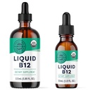 Vimergy USDA Organic B12 (115 mL) και (30 mL) Bundle