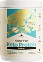 LevelUp Keto Protein, με Collagen Peptides, Energizing MCT, Whey Isolate Protein, Ketogenic Protein Powder Supplement - κρέμα βανίλιας