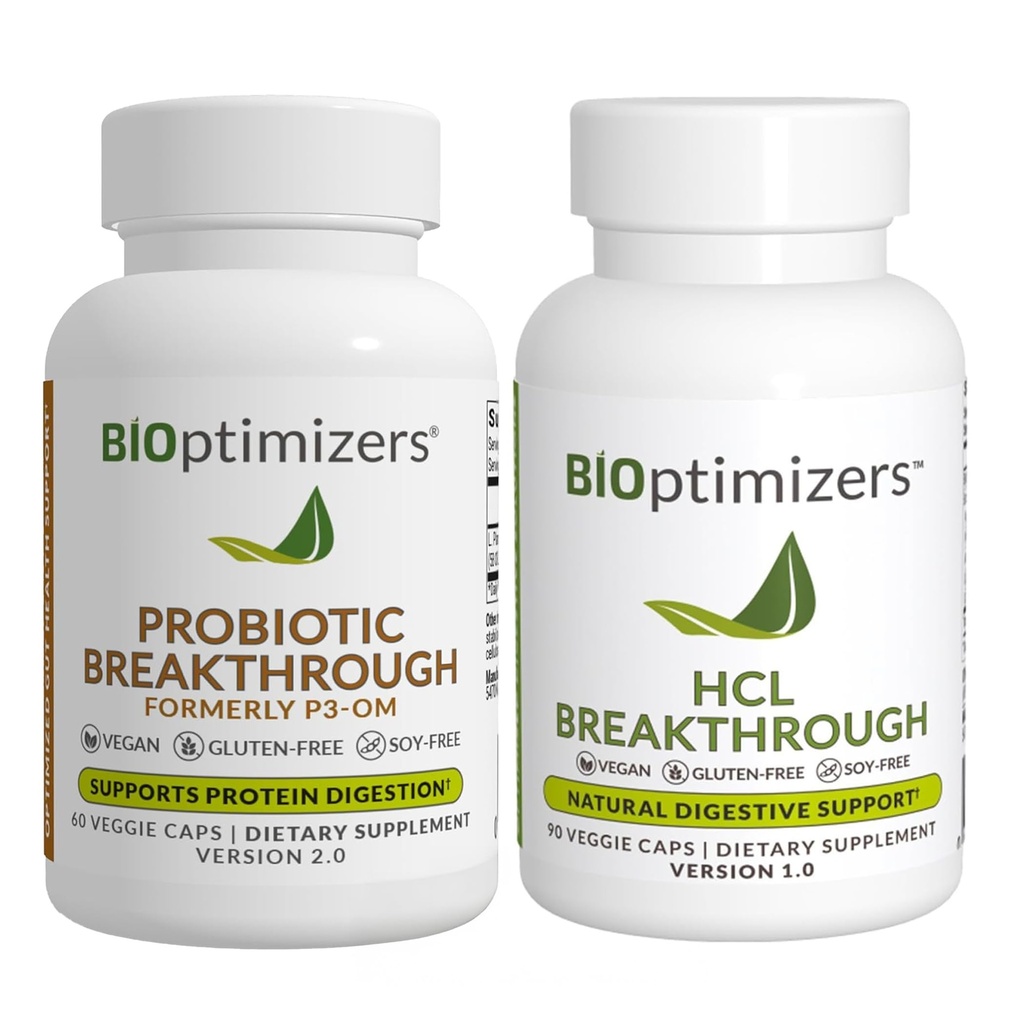 BiOptimizers - P3-OM (60 κάψουλες) και HCL Breakthrough (90 κάψουλες) Συμπλήρωμα