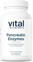 Vital Nutrients Pancreatic Enzymes 1000mg (Full Strength) | Pancreatin Digestion Supplement with Protease, Amylase & Lipase | Digestive Enzymes | Gluten, Dairy, and Soy Free | 90 Capsules