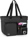 Trunab Teacher Tote τσάντα εργασίας τσάντα με πολλαπλή τσέπη και επενδυμένο διαμέρισμα για μέχρι 15.6”Laptop