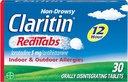 Claritin RediTabs 12 Ωριαία Αλλεργία Ιατρική, Μη Νυσταγμένη Συνταγή Δύναμη Αλλεργία Ανακούφιση, Loratadine Αντιισταμινικά δισκία, 30 Count, Pack of 2