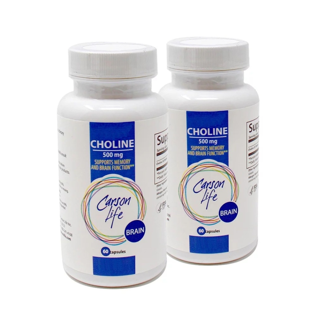 Carson Life Choline - 60 κάψουλες - 2 συσκευασίες