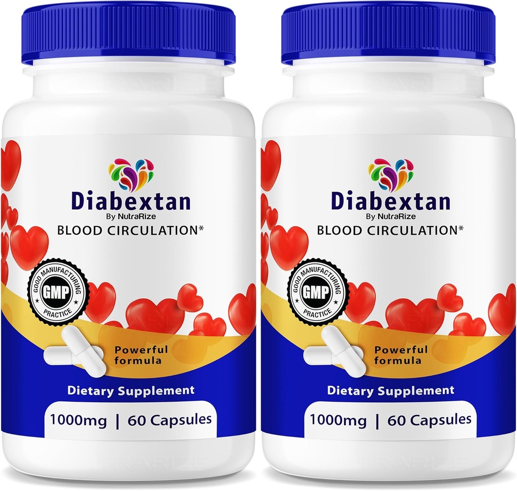 (2 Pack) Diabextan Κάψουλες - Φυσική Φόρμουλα για Υγιή Επίπεδα, Πλήρης Υποστήριξη, Βιταμίνη Κάψουλες για τη Διατήρηση της Συνολικής Ευεξίας, Glyco Optimizer Κριτικές (120 Κάψουλες)