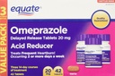 Equate Omeprazole 20 Milligram, Acid Reducer, Καθυστερημένη απελευθέρωση, 42 δισκία