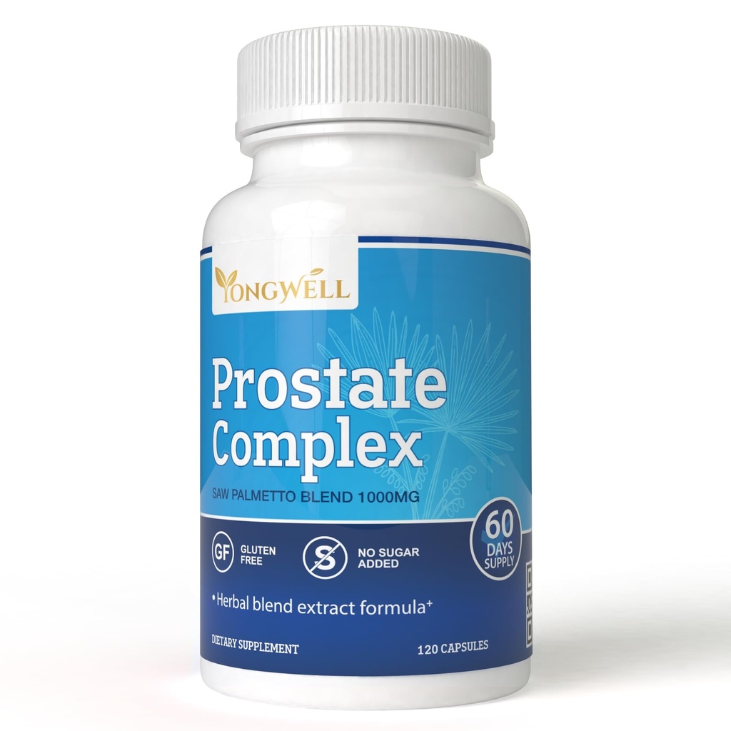 Συγκρότημα Prostate, Saw Palmetto Blend 1000mg (120 κάψουλες)