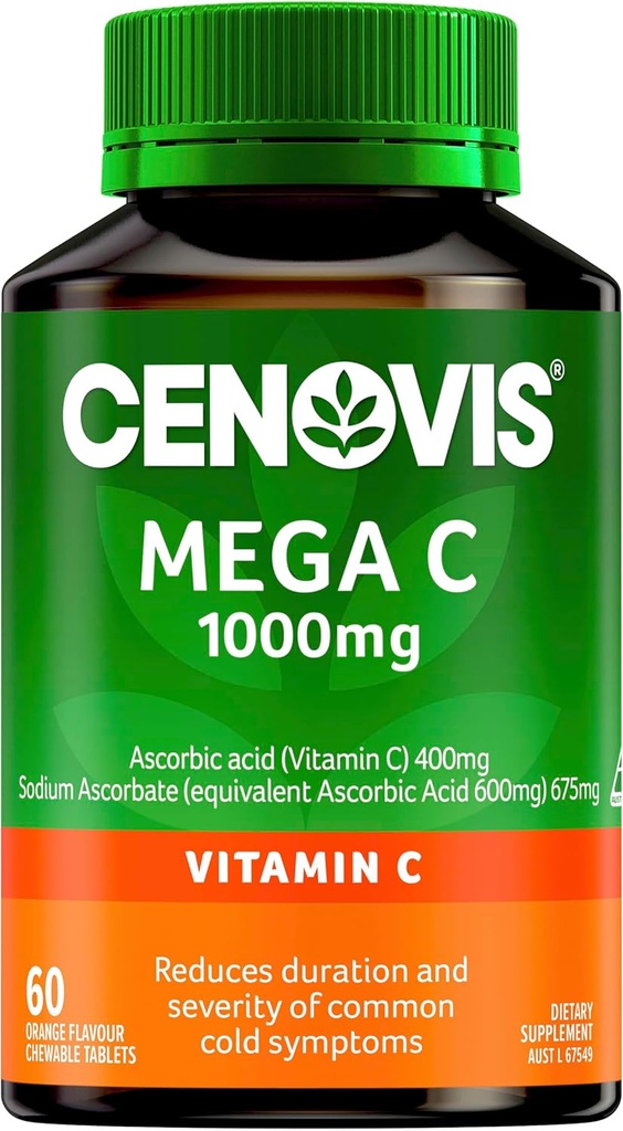 Cenovis 1000mg δισκία γεύσης πορτοκαλιού
