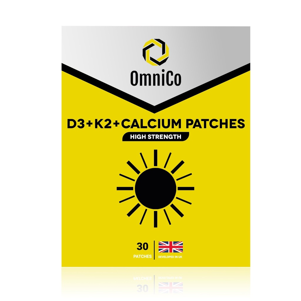 OmniCo - D3 + K2 + Επιθέματα ασβεστίου – 30 Pack