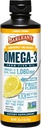 Omega 3 Fish Oil συμπλήρωμα για άνδρες και γυναίκες, λεμόνι Crème, 1080mg Omega 3 EPA και DHA λιπαρά οξέα, 16 oz