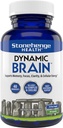 Stonehenge Health Dynamic Brain Supplement – Memory, Focus, & Clarity– Formed with 40 Unique Nootropic Ingredients: Choline, Phosphatidylserine, Bacopa Monnieri, and Huperzine A