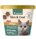 NaturVet – Skin & Coat Plus Ωμέγα για γάτες – 60 μαλακά μάσημα 