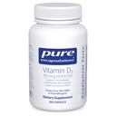 Pure Encapsulations Βιταμίνη D3 125 mcg (5,000 IU) - Συμπλήρωμα για την υποστήριξη των οστών, των αρθρώσεων, του μαστού, της καρδιάς, του παχέος εντέρου και του ανοσοποιητικού * - με βιταμίνη D - 250 κάψουλες