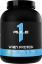 Rule 1 Whey Protein – 24g Fast-Acting Protein from All-Whey Sources with Naturally Occurring EAAs & BCAAs for Workout Recovery or Anytime Use (5 Pounds*, Birthday Cake)