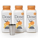 DOSE για το συκώτι σας καθαρισμού Detox & επισκευή, Φτιαγμένο με οργανικό συμπλήρωμα γαϊδουράγκαθο γάλακτος με κουρκούμη, πικραλίδα, τζίντζερ, και πορτοκαλί, υποστηρίζει υγιή λειτουργία ήπατος, μπουκάλι 16oz, 3 πακέτο (3 εβδομάδα προμήθεια)