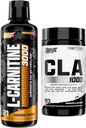 Nutrex Research Liquid Carnitine 3000 - CLA 90 Soft Gels - 1000mg Conjugated Linoleic Acid Active Blend from Safflower Oil
