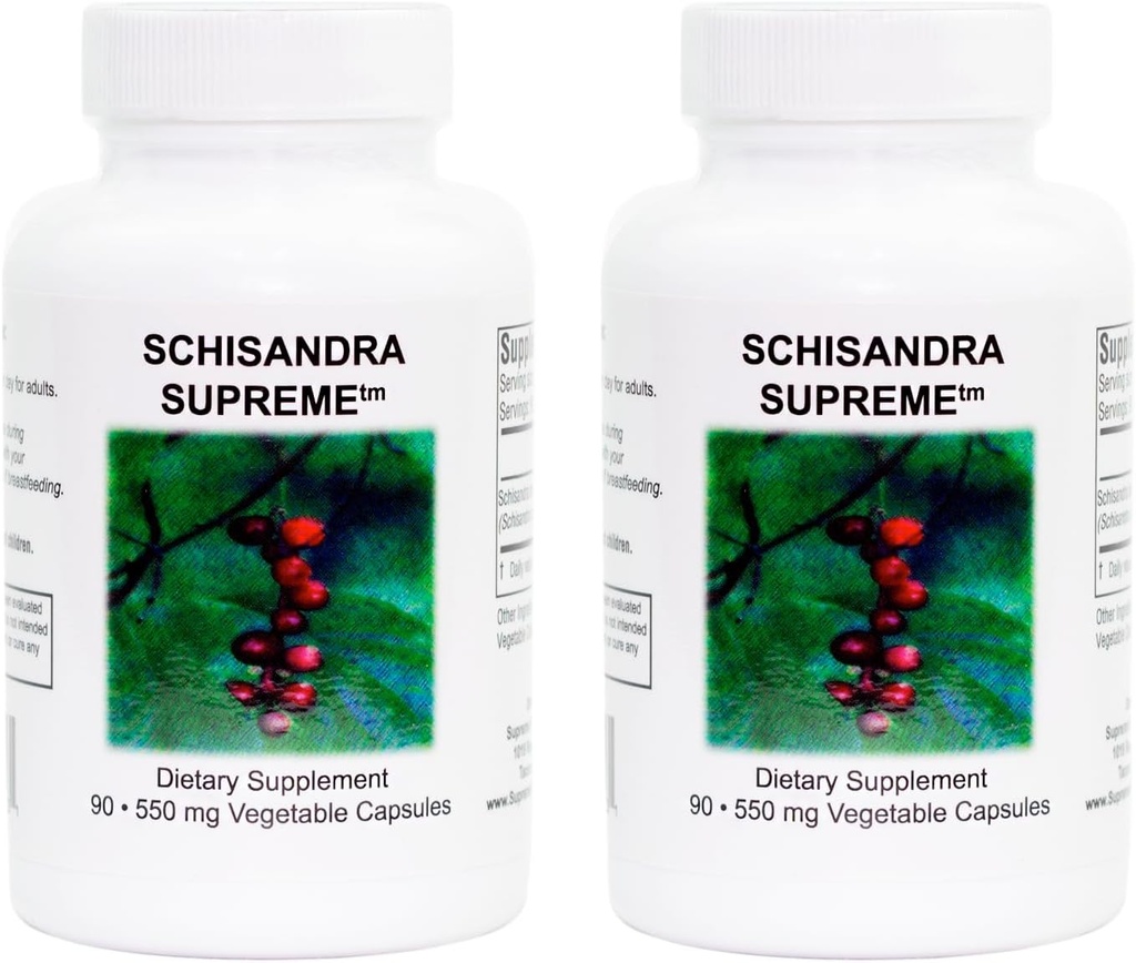 Supreme Nutrition Schisandra Supreme, 90 Pure Schisandra Fruit Vegetarian 90 Κάψουλες (πακέτο του 2)