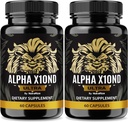 (2 Pack) Alpha X10nd Ultra for Men, Official Male Formula to Reservation Stamina and Peak Performance, All-Natural Blend for Nutrition and Health Support, AlphaX10nd Supplement Reviews (120 Κάψουλες)