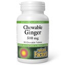 Natural Factors Chewable Ginger 500Mg, 90 CT