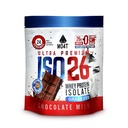 ISO26 Πρωτεΐνη Whey feed από χόρτο Isolate χωρίς τεχνητές γλυκαντικές ουσίες. Φυσικά ζαχαρωμένο με Φρούτα Μοναχού, 1,6 Λίρες, 24 μερίδες, Σοκολάτα Γάλα.