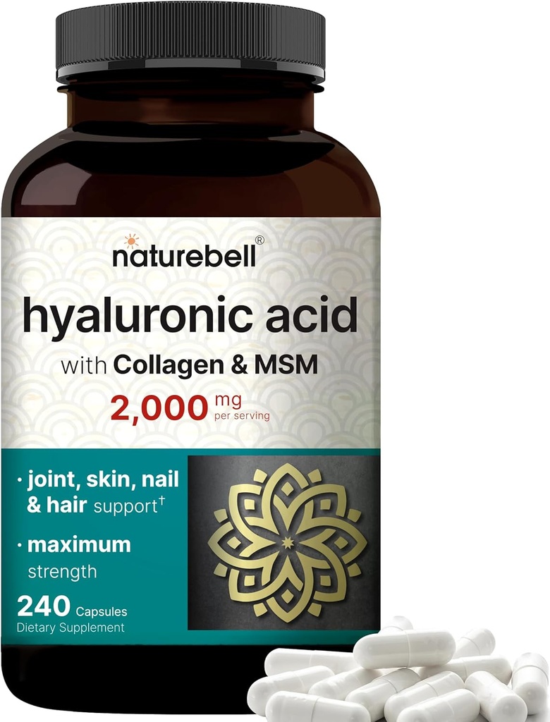 NatureBell Υαλουρονικό Οξύ Συμπληρώματα 2.000 mg 