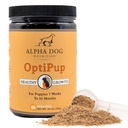 Alpha Dog Nutrition OptiPup All-in-1 Puppy Multivitamin Περιέχει 31 Superfoods συμπεριλαμβανομένων των προβιοτικών και των προβιοτικών για την Digestive Υποστήριξη, το δέρμα & ανοσοποιητικό υγεία, και βέλτιστη ανάπτυξη (60 εξυπηρετούν)