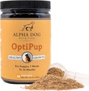 Alpha Dog Nutrition OptiPup All-in-1 Puppy Multivitamin Περιέχει 31 Superfoods συμπεριλαμβανομένων των προβιοτικών και των προβιοτικών για την Digestive Υποστήριξη, το δέρμα & ανοσοποιητικό υγεία, και βέλτιστη ανάπτυξη (60 εξυπηρετούν)