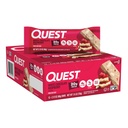 Quest Διατροφή - υψηλή πρωτεΐνη, χαμηλή υδατάνθρακες, χωρίς γλουτένη, φιλικό Keto, 12 κόμης λευκό σμέουρο σοκολάτα