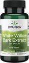 Swanson Μέγιστη δύναμη White Willow Bark Extract-Promotes Κοινή υποστήριξη & ανακούφιση των μυών-Standardized σε 25% Salicin-Φυσικό συμπλήρωμα με καμία εφίδρωση στο στομάχι (60 Veggie Caps, 500mg έκαστο)