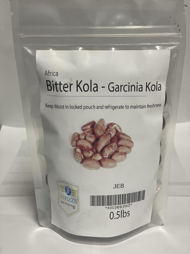JEB FOODS Αφρικανική Πικρό Kola Nuts, Πικρό Kola Retro Garcinia, Petit Cola Nut, Obi Abata Cola Nut (8oz)
