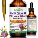 Liver Cleanse Detox & Repair Liquid Drops - 2000mg Milk Thistle, Dandelion Root, Artichoke, Silymarin Extract, & Turmeric Herbs - Vegan, Non-GMO - 2 Fl Oz (60ml) Μπουκάλι