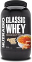 NutraBio Classic Whey Protein Powder - 25G πρωτεΐνης ανά Scoop - Χωρίς πληρωτικά, τεχνητά χρώματα, συντηρητικά - Caramel Creme Brulee, 2 Λίρες