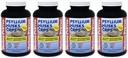 Yerba Prima Psyllium Husks Caps - 180 caps (Συσκευασία των 4) - Συμπλήρωμα Φυσικών Ίνων - Μη Γλουτένη Γλουτένη GMO