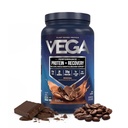 Vega Sport Vegan Protein Powder + Recovery - 30g Plant Based Protein per Serving, Mocha, 19 Servings, 5g BCAAs, Probiotics, NSF Certified, For Shakes & Smoothies, 1,8lbs (Packaging May Vary)
