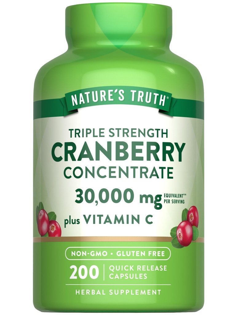 Nature's Truth Cranberry συμπυκνωμένα χάπια 