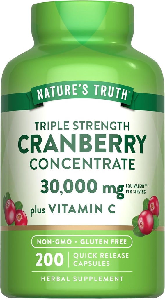 Nature's Truth Cranberry συμπυκνωμένα χάπια 