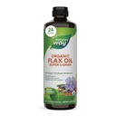 Ο τρόπος της φύσης Βιολογικό έλαιο flax Super Lignan, κρύο-Pressed, και unrefined, 24 Fl Oz