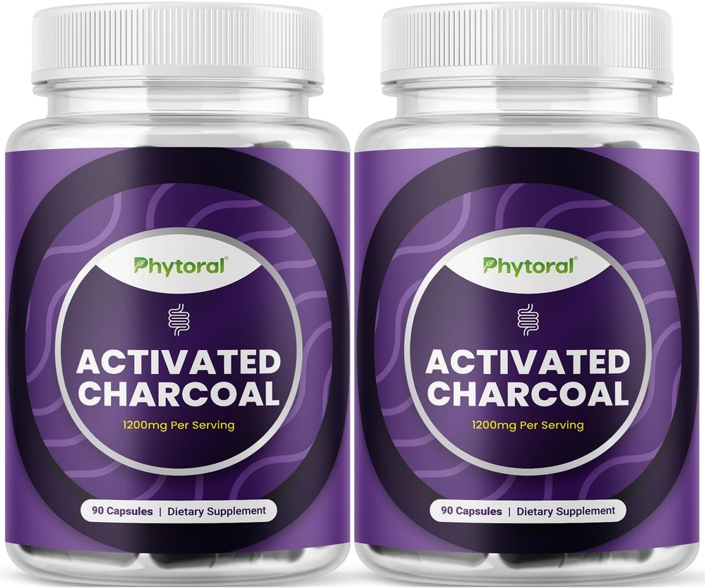 Ενεργοποιημένα Χάπια Καρύδας Detox & Cleanse - Καθαριστικά Καψάκια Καρύδας με 1200 mg ανά υπηρεσία για Αναπλήρωση - Ενεργό συμπλήρωμα Αποτοξίνωσης για την Υγεία Σώματος & Ούρων - 90 Count - 2 Pack