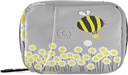 Cartoon Daisy Bee Pill Box 7 Day Pill Υπόθεση Travel Pill τσάντα Organizer με Zipper Φορητή Εβδομαδιαία περίπτωση Συμπαγές μέγεθος για τον κάτοχο συμπλήρωμα βιταμίνης
